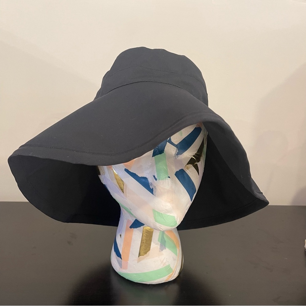 Classic Black Wide-Brim Hat